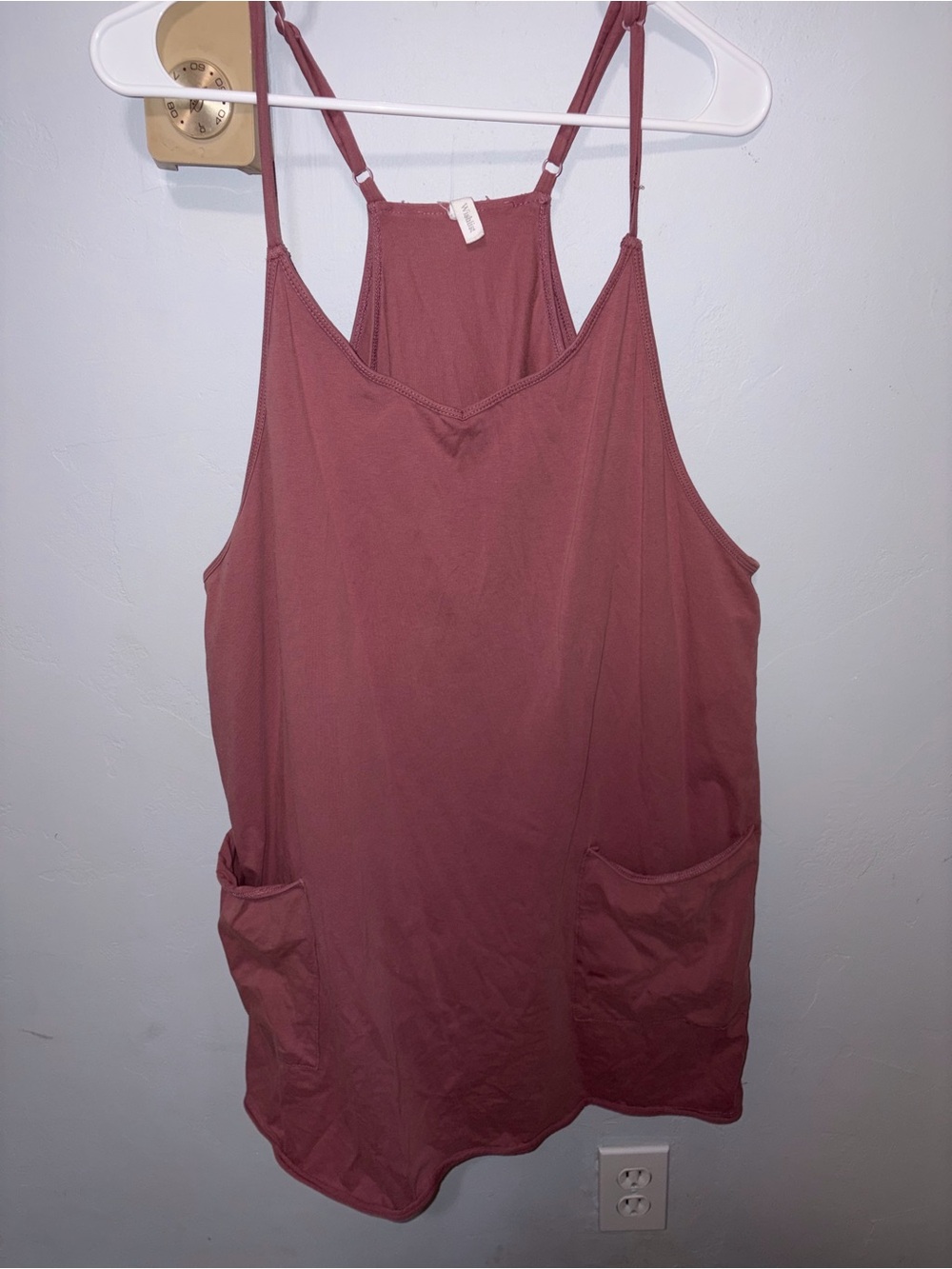 Wishlist Mauve-Rose Pocket Mini Dress